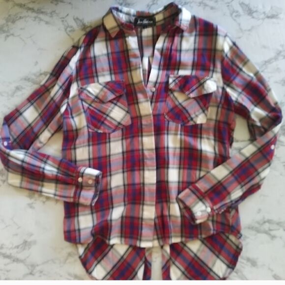 Sam Edelman plaid button down - Picture 2 of 10